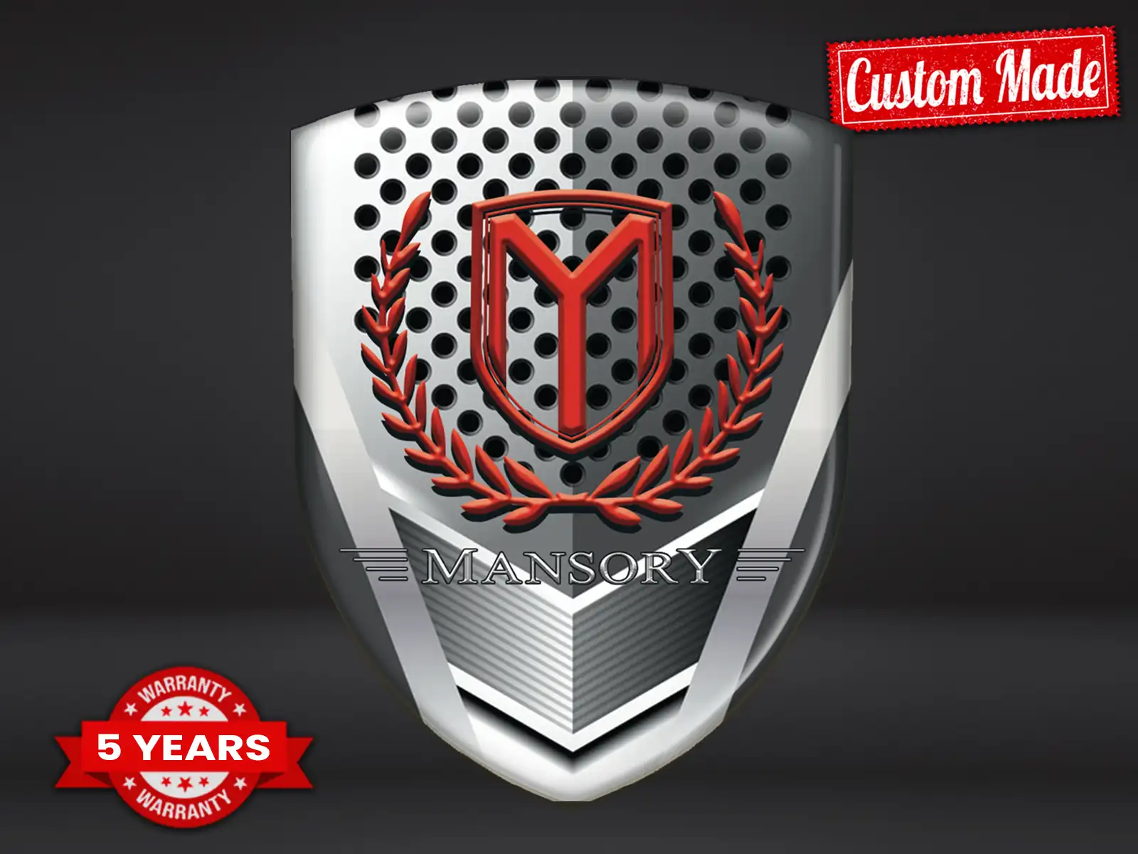 Mansory Etichetta Impermeabile Durevole Professionale Minimale